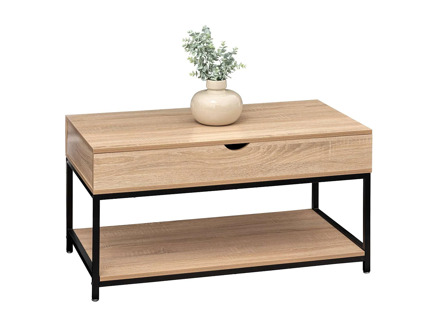 Table basse avec plateau relevable - Beige
