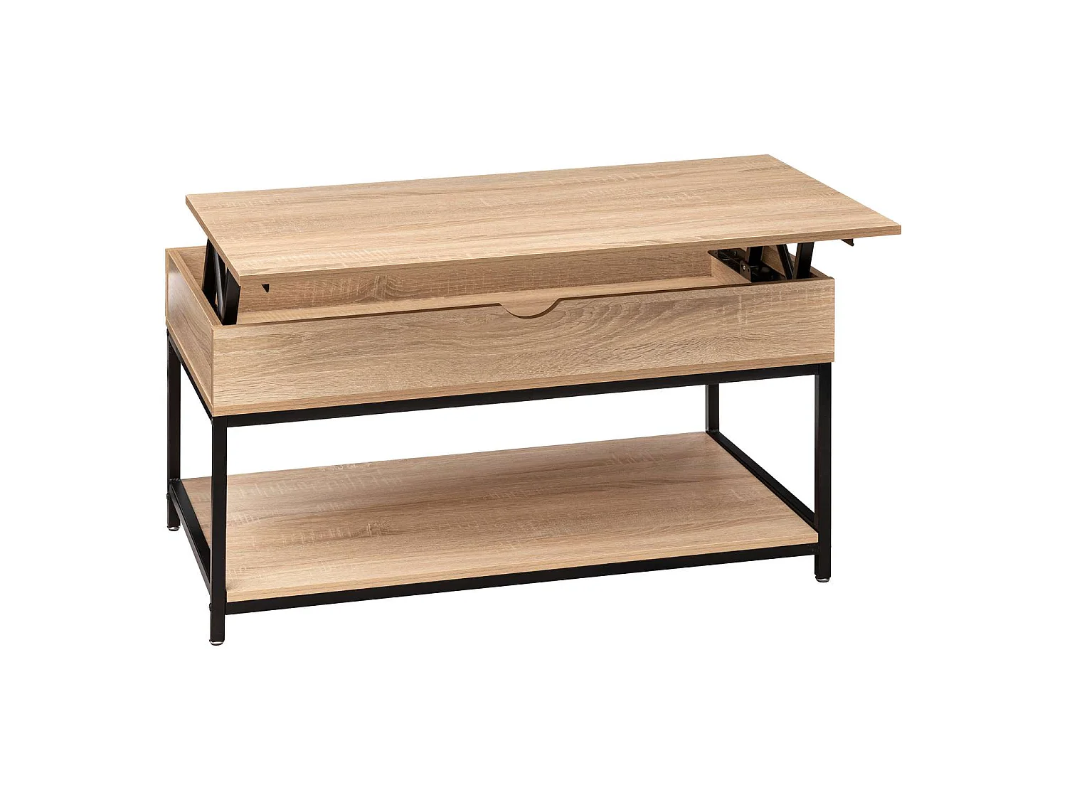 Table basse avec plateau relevable - Beige
