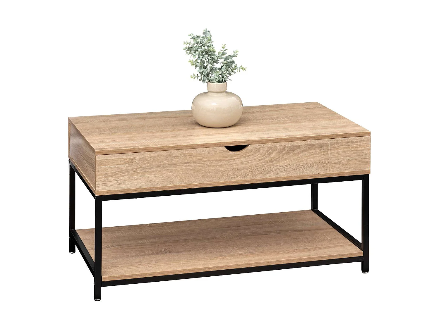Table basse avec plateau relevable - Beige