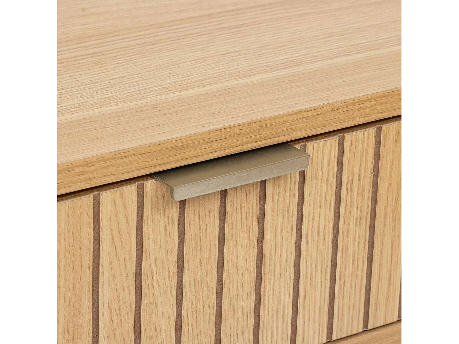 Console 2 tiroirs en bois TASSO - Marron