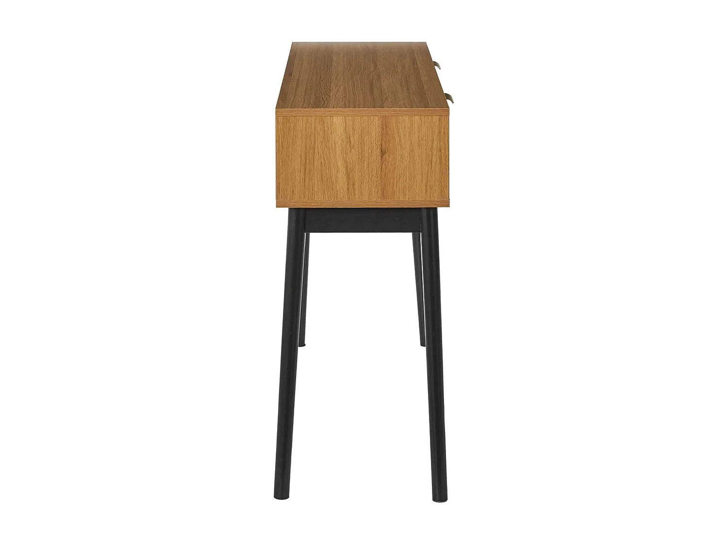 Console en bois FELIX - Marron et noir