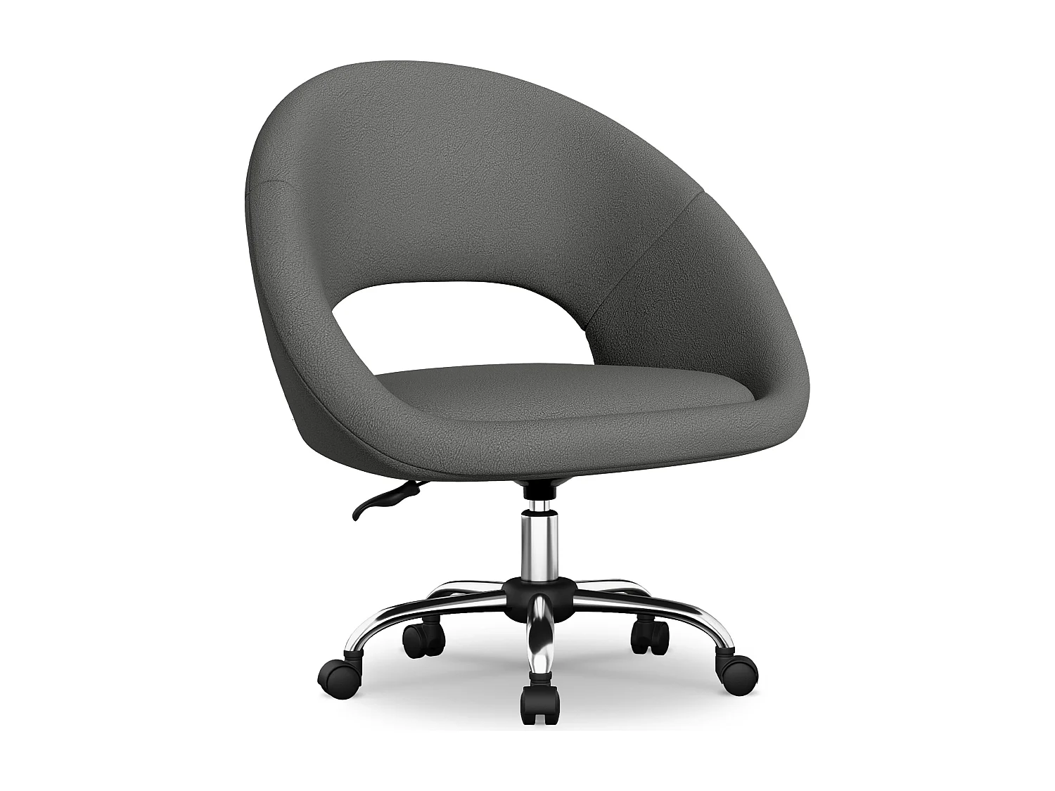 Bürostuhl Schminkstuhl,Homeoffice Stuhl mit Armlehnen,Drehstuhl mit Rrollen Boucle-Gewebe,höhenverstellbar,für Schminktisch,Arbeitszimmer, Schlafzimmer,150kg