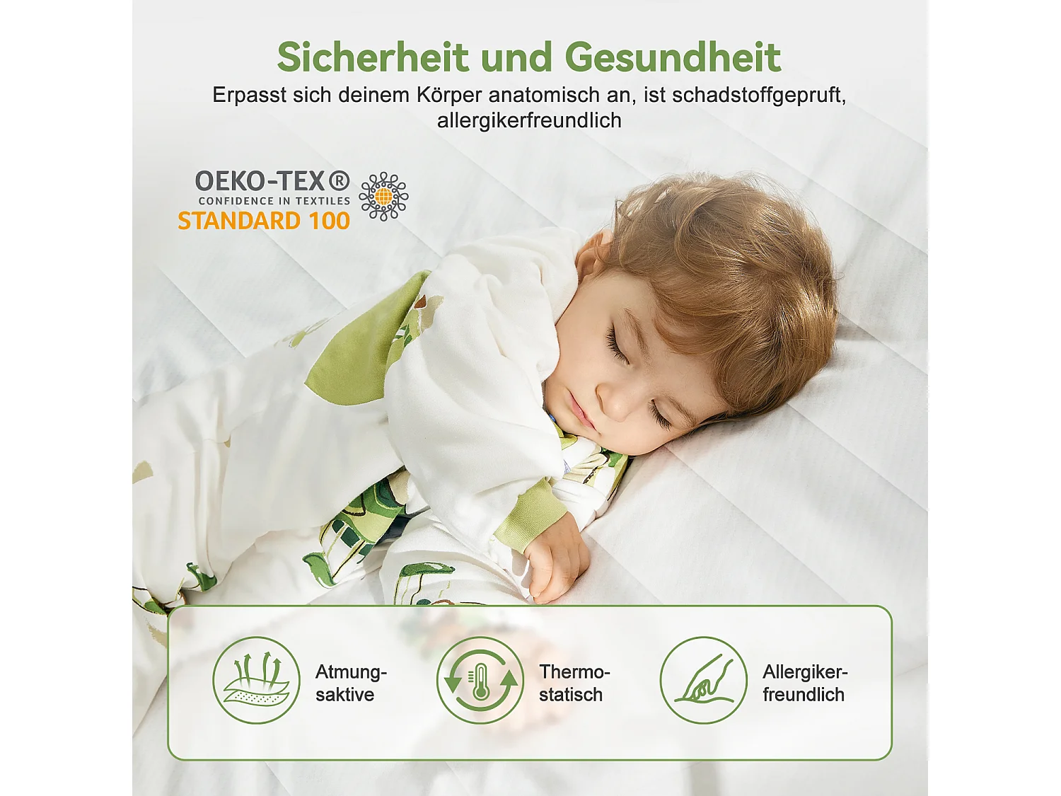 Topper - Topper 90x200 cm - Matratzentopper 3.5cm Höhe - ergonomisch und atmungsaktiv - Topper für Kinder und Erwachsene - Mit bequemem Komfortschaum