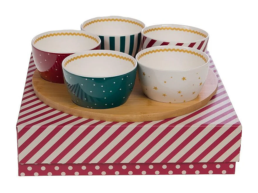 Service apéritif 5 bols Renne