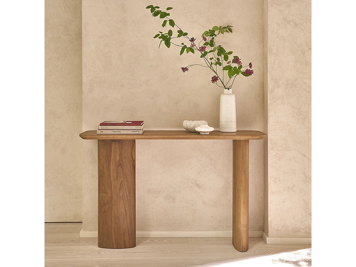 Consolle in teak massello 120 cm