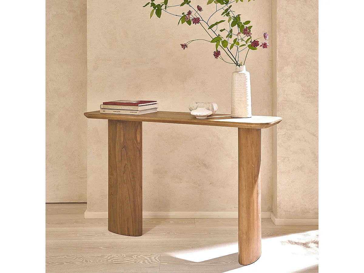 Consolle in teak massello 120 cm