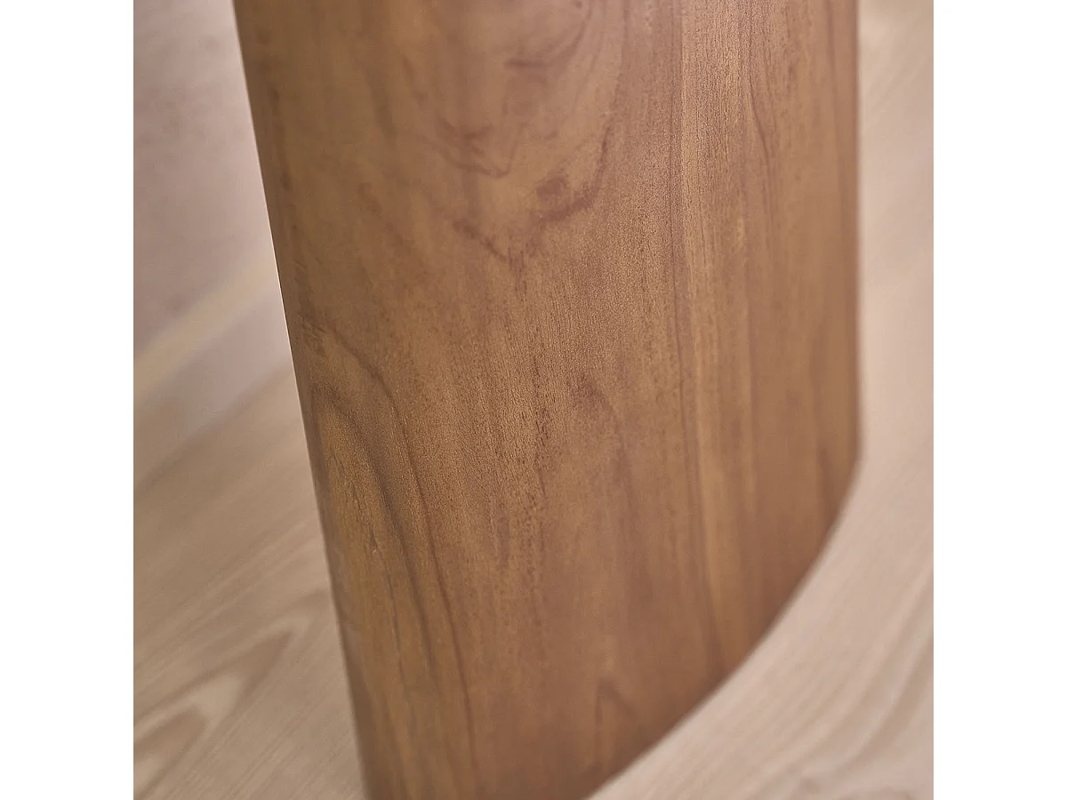 Consola de teca maciza de 120 cm