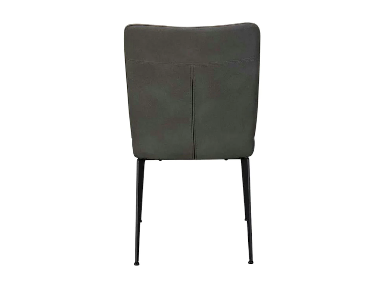 Chaise gris sombre, entretien facile (lot de 2) OKA