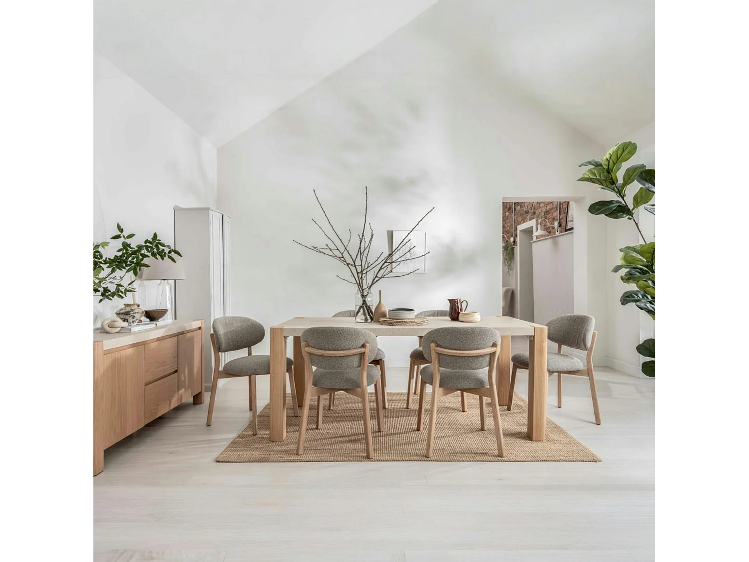 Table à manger moderne 140 cm TREVI