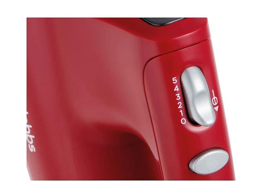 Batteur a main - RUSSEL HOBBS - Desire Red - 185 W - 5 vitesses - Rouge