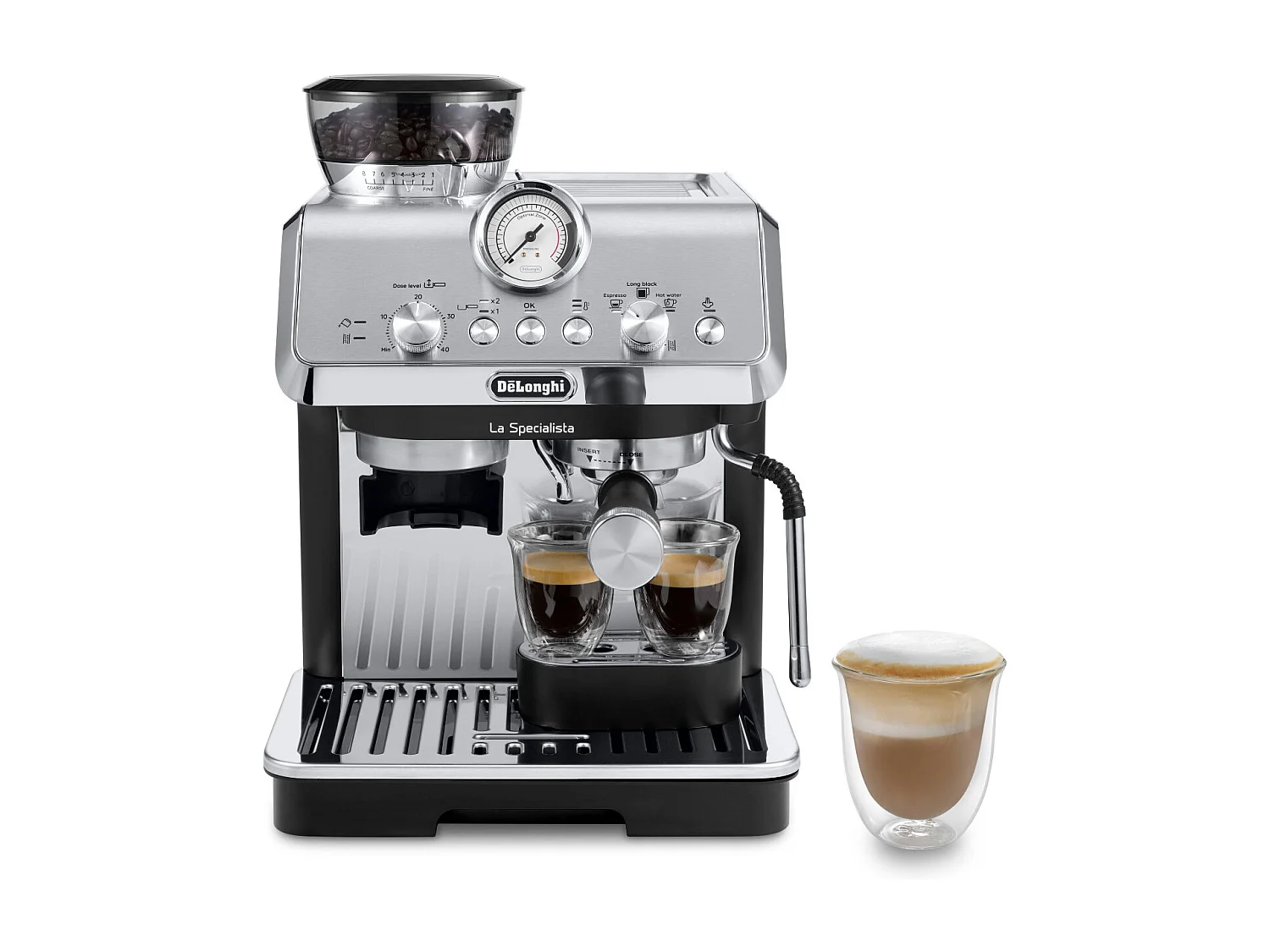 DeLonghi EC9155.MB Zwart Staal 2.5L Express Handmatige Koffiemachine