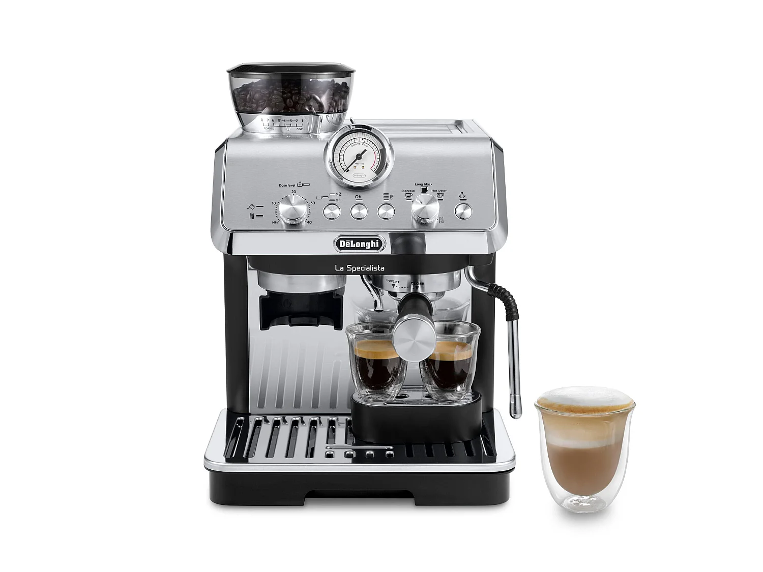 Machine à café manuelle Express DeLonghi EC9155.MB Acier Noir 2,5 L