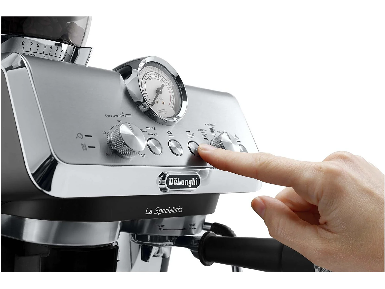 Machine à café manuelle Express DeLonghi EC9155.MB Acier Noir 2,5 L