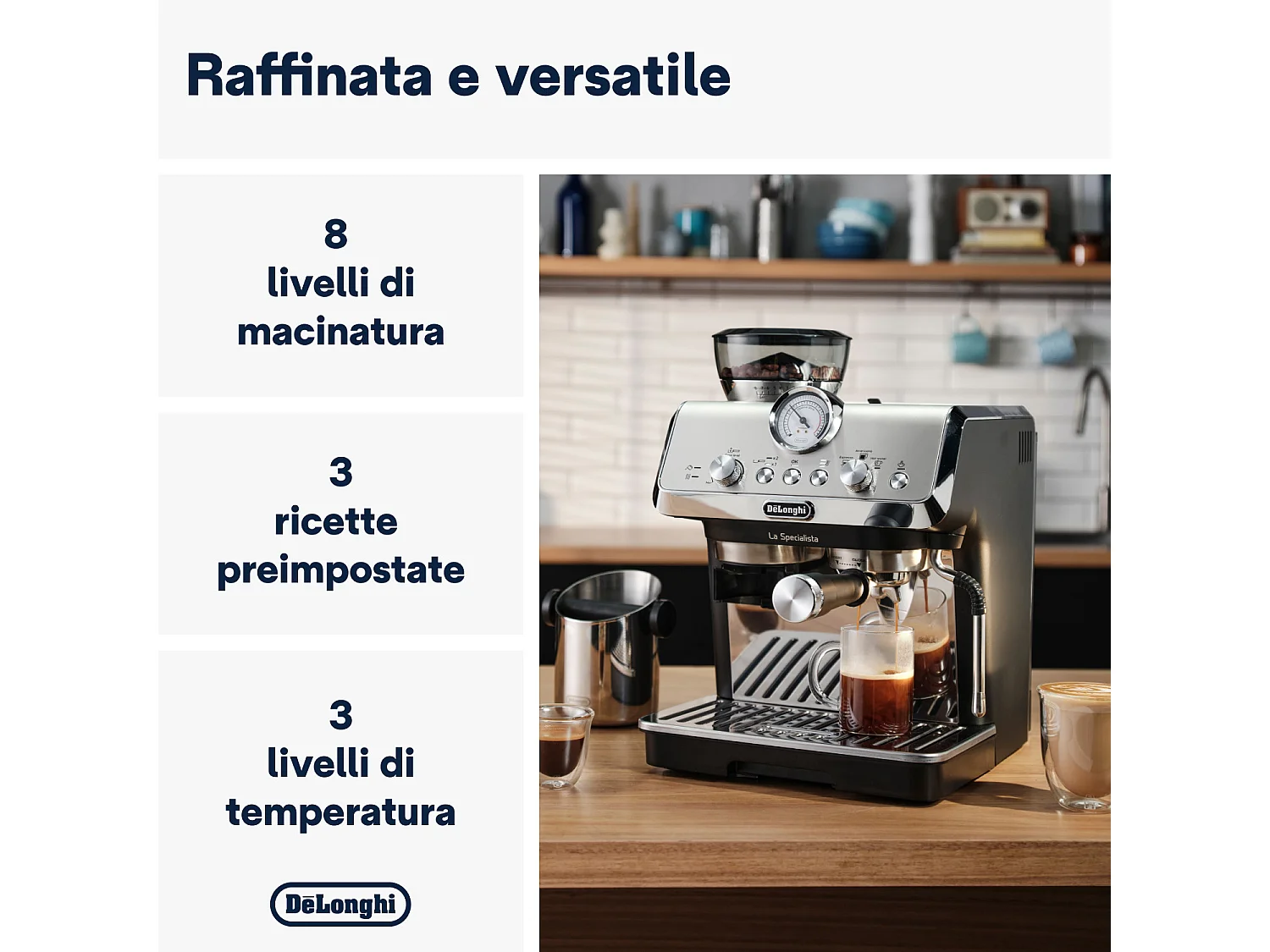 Machine à café manuelle Express DeLonghi EC9155.MB Acier Noir 2,5 L