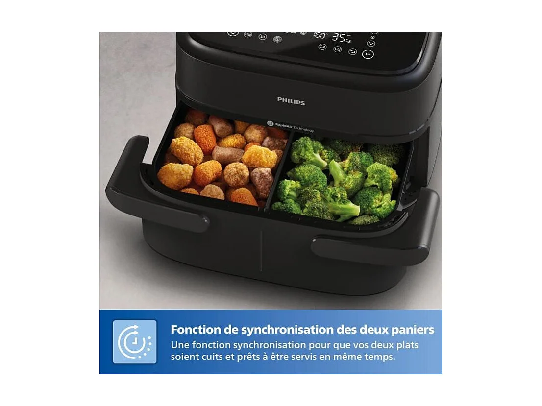 Philips Serie 1000 Friggitrice ad Aria Calda 7L 2450W