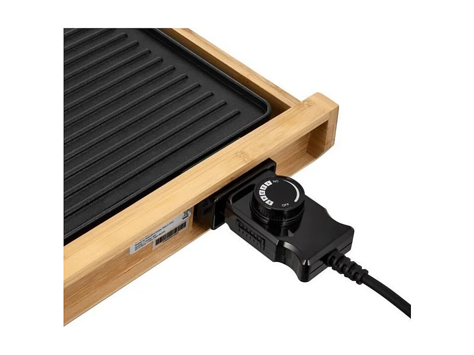 Grill électrique - SENCOR - SBG 206BK - 1800 W - Noir / Bambour