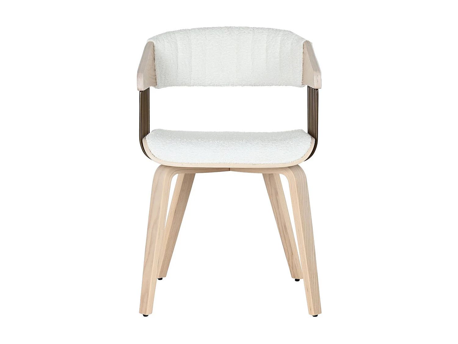 SILLA POLIESTER HAYA 48X56X83 ACOLCHADO BLANCO  ideal para tu hogar aportando glamour y un toque especial a tu casa.