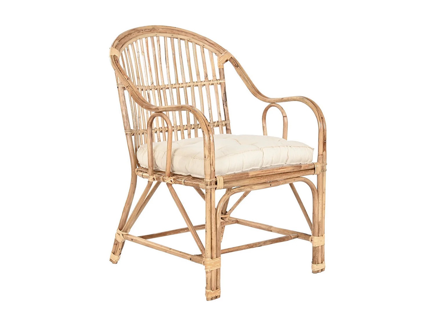 SILLA BAMBU RATAN 565X58X85 NATURAL ideal para tu hogar aportando glamour y un toque especial a tu casa.