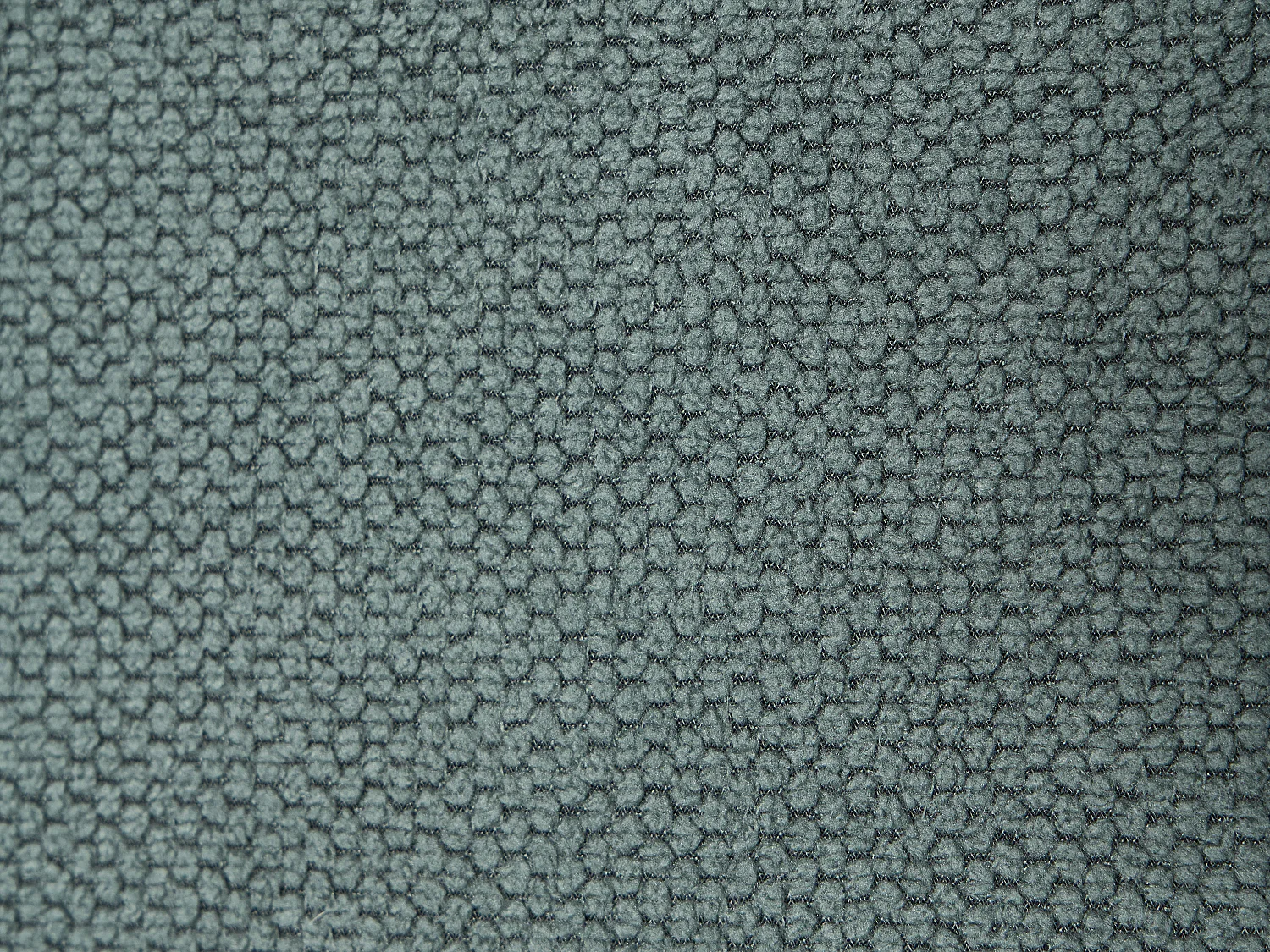 Lot de 2 tabourets de bar en polypropylène, tissu texturé et métal - Vert - LIRVONO