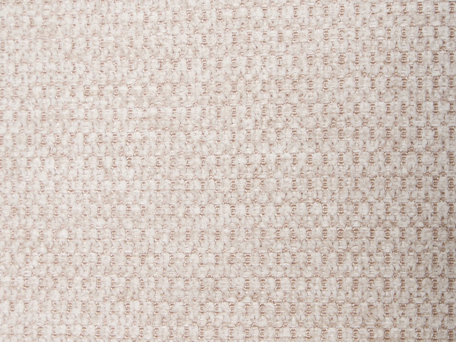Lot de 2 tabourets de bar en polypropylène, tissu texturé et métal - Taupe et beige - DORELIO