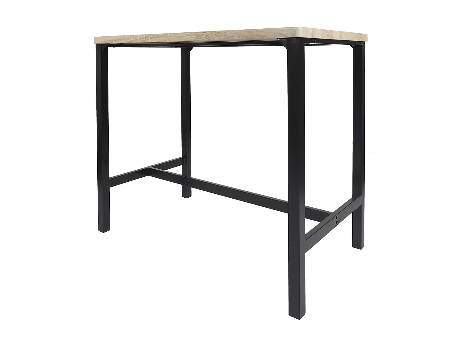 Ensemble mange debout et 4 tabourets Kalo - Marron et noir