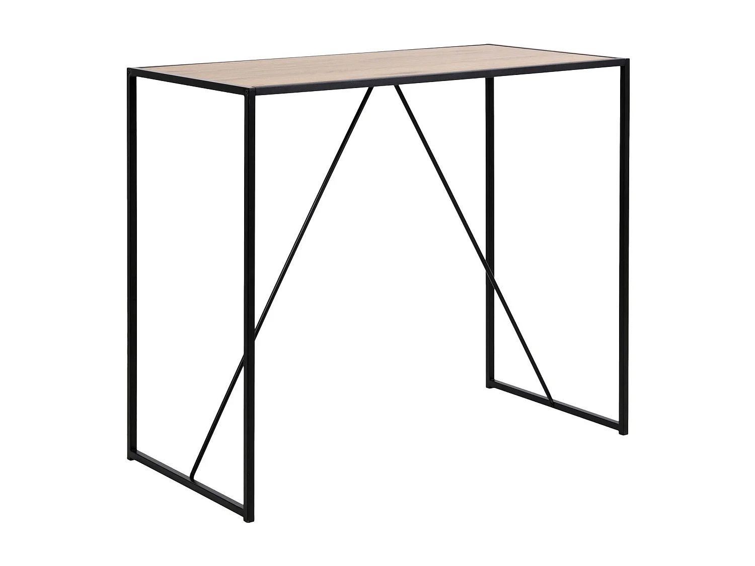 Table de bar haute Sireine en MDF et métal