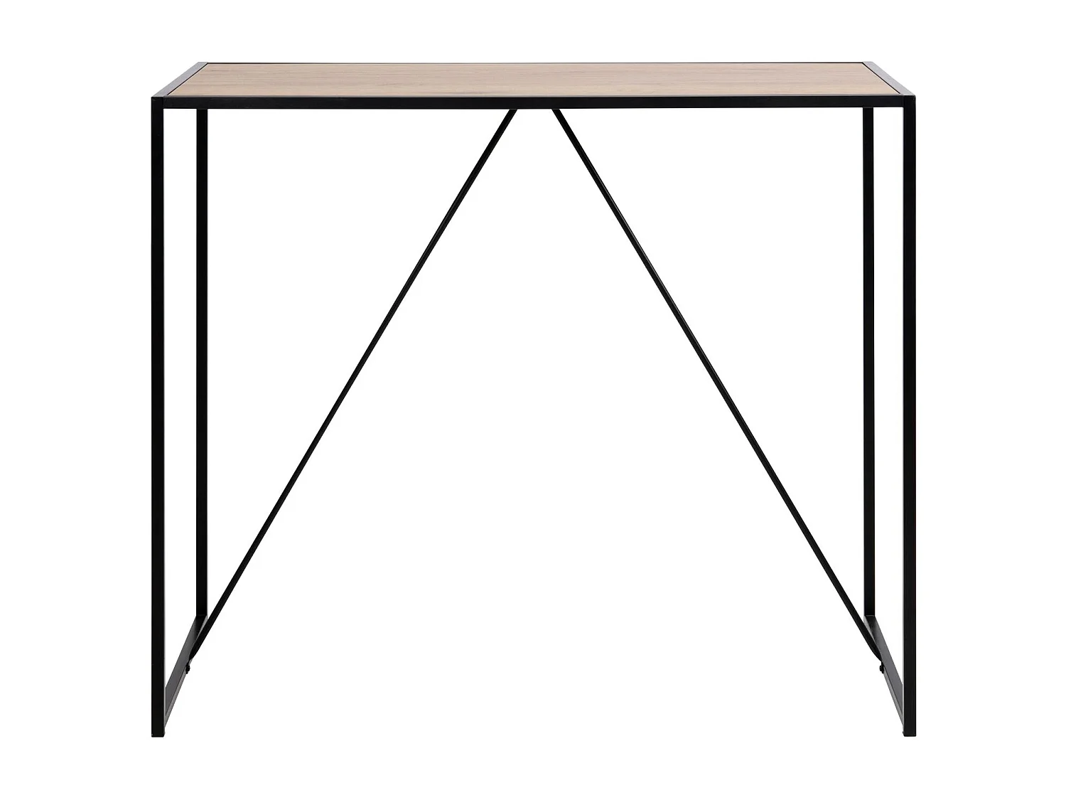 Table de bar haute Sireine en MDF et métal