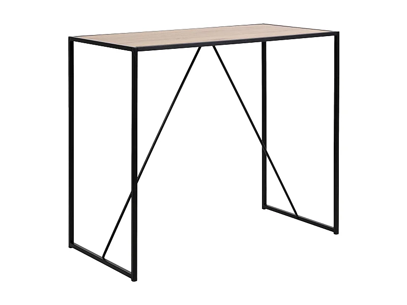 Table de bar haute Sireine en MDF et métal