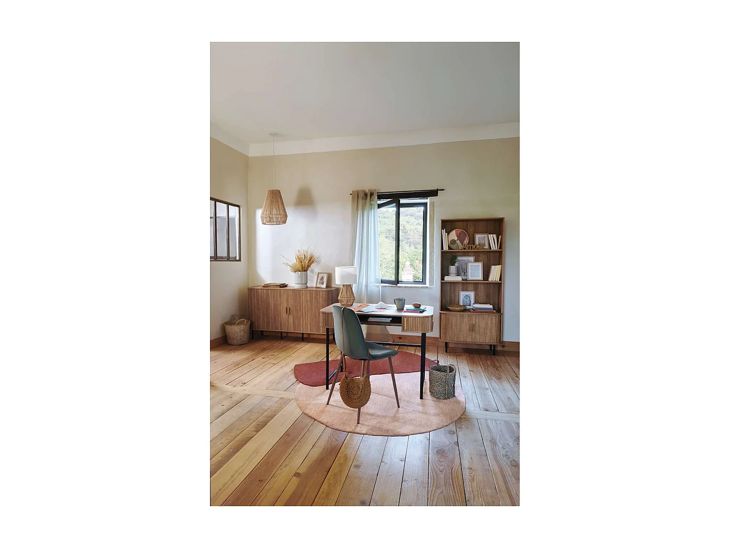 Buffet 2 portes Colva en bois - Marron