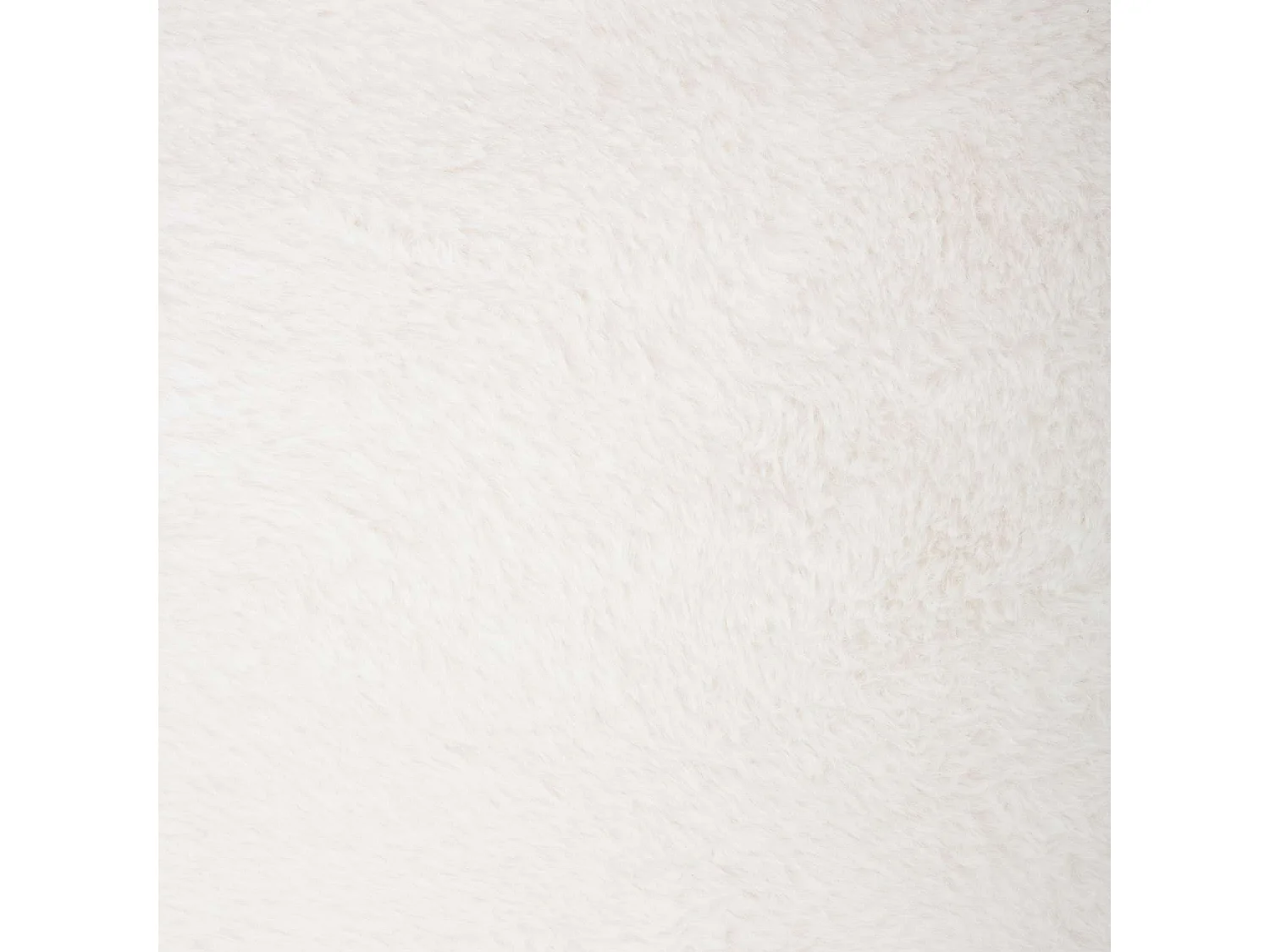 Fauteuil papillon imitation fourrure OSLO - Blanc