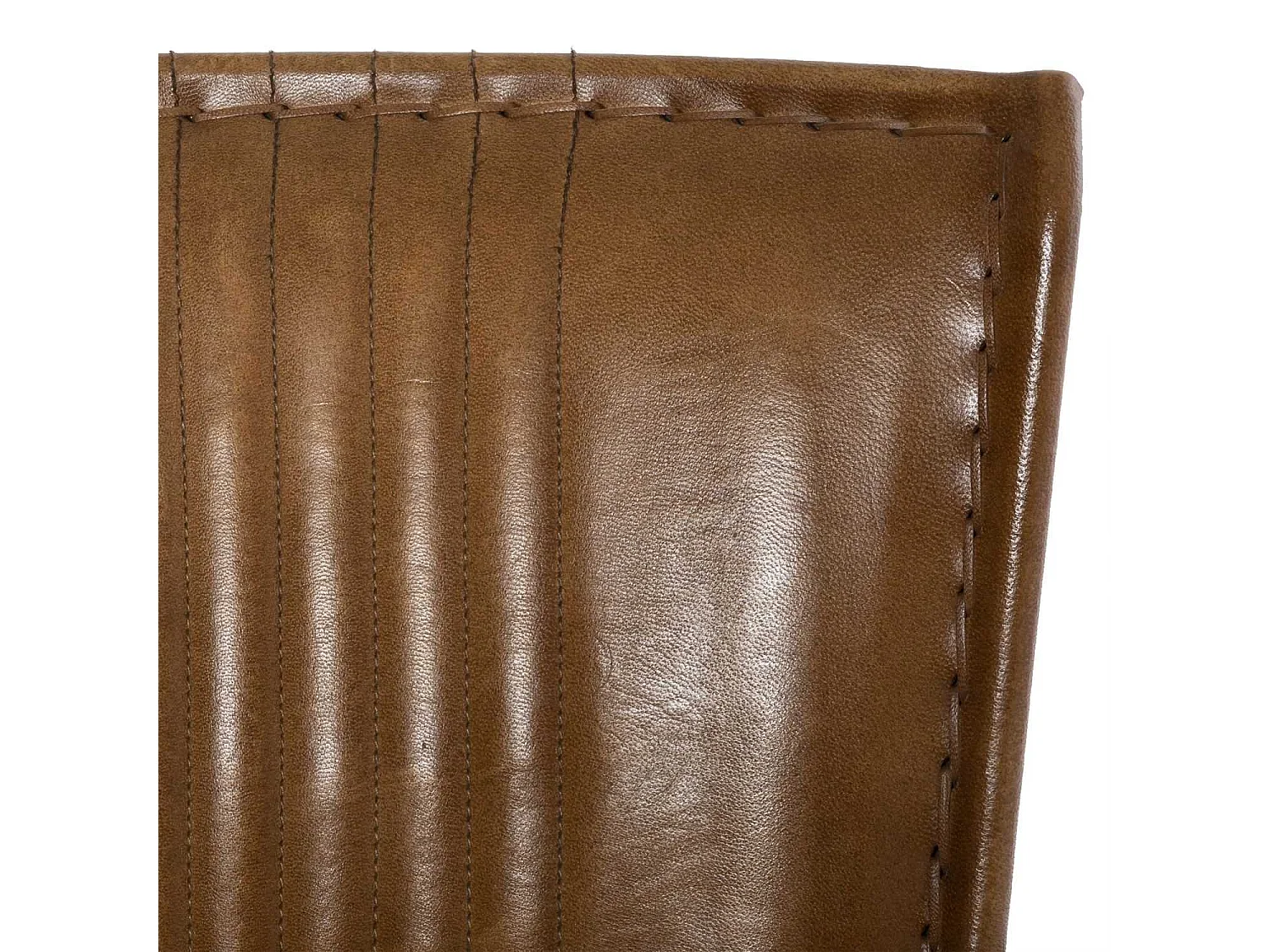 Fauteuil Vintage en cuir - Marron