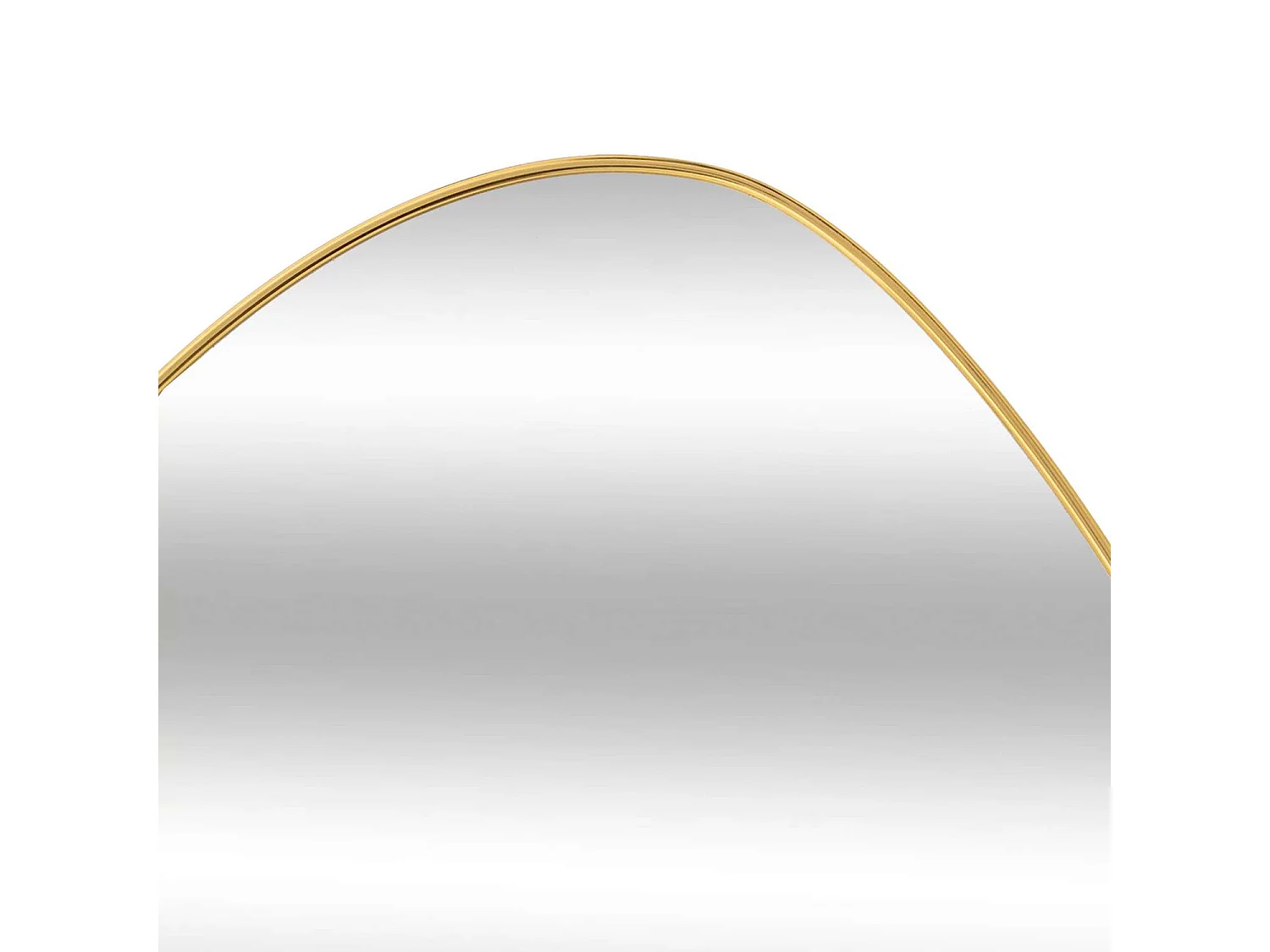 Miroir forme organique - 40 x 60 cm - Doré