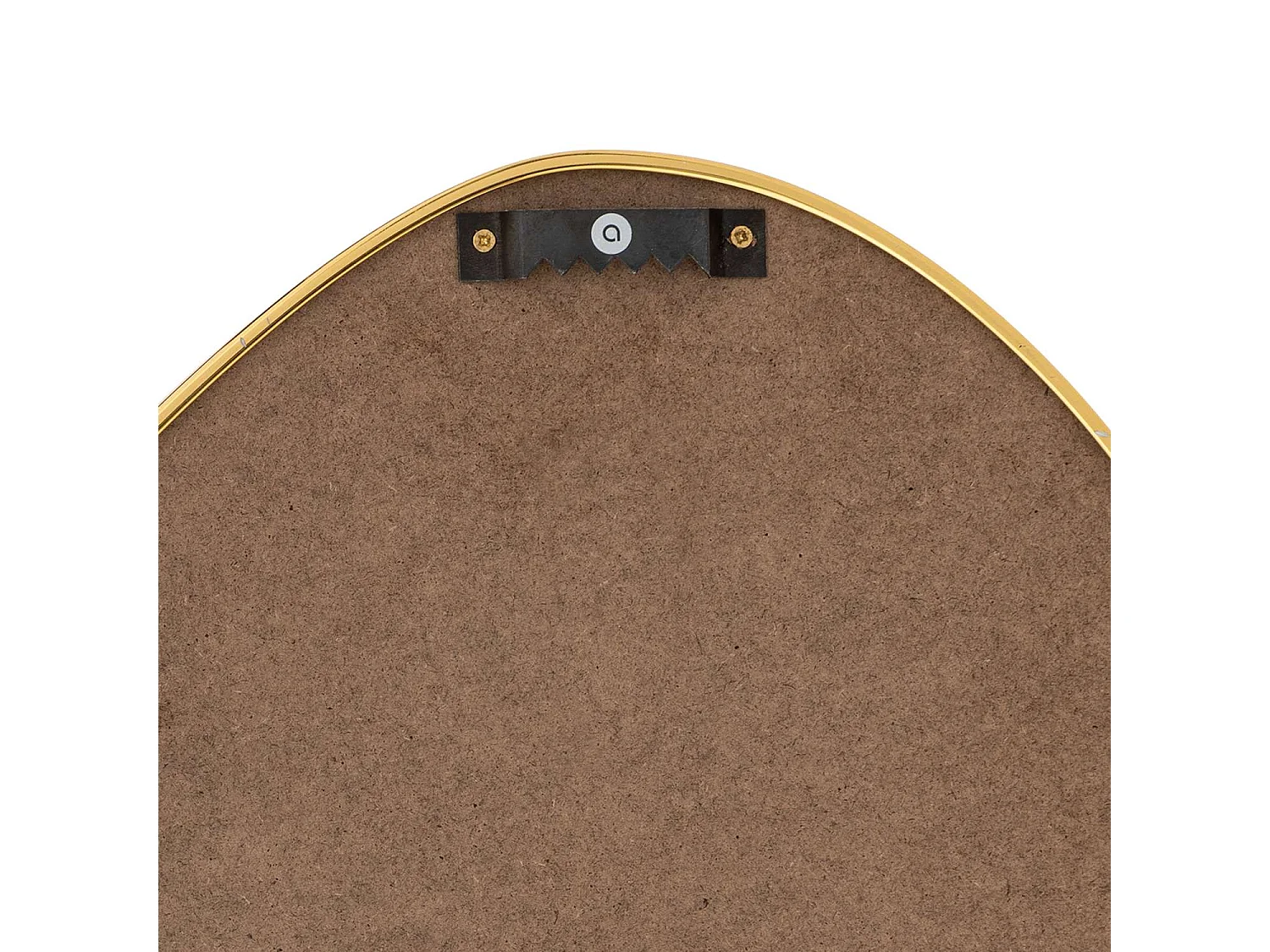 Miroir forme organique - 40 x 60 cm - Doré