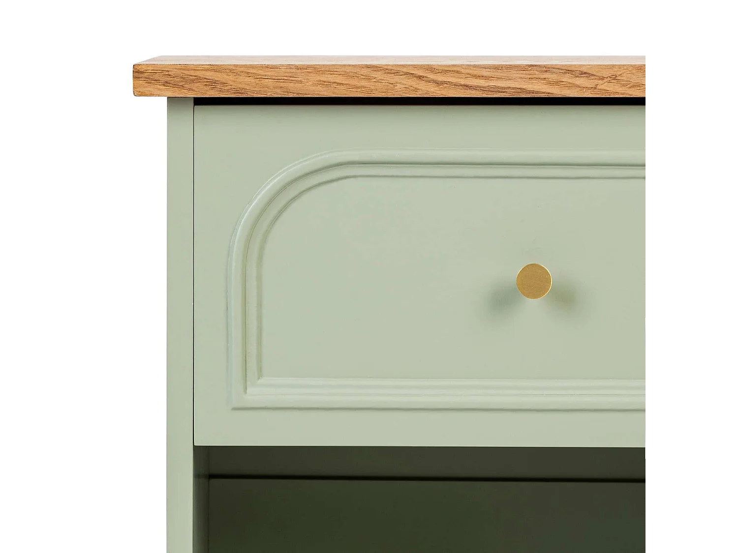 Table de chevet en bois MOHEA - Vert