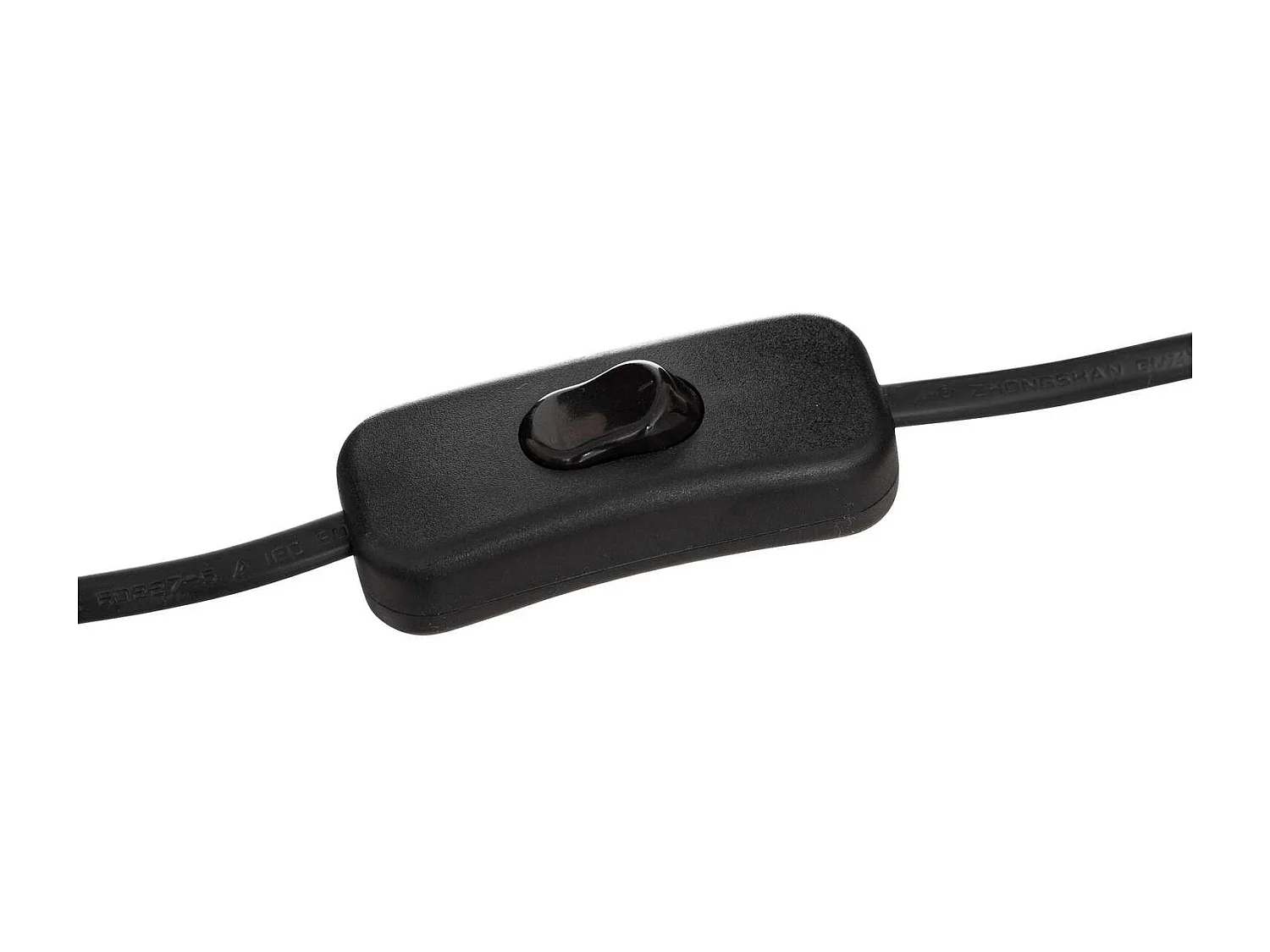 Lampe cylindre en verre - H. 42,5 cm - Bleu