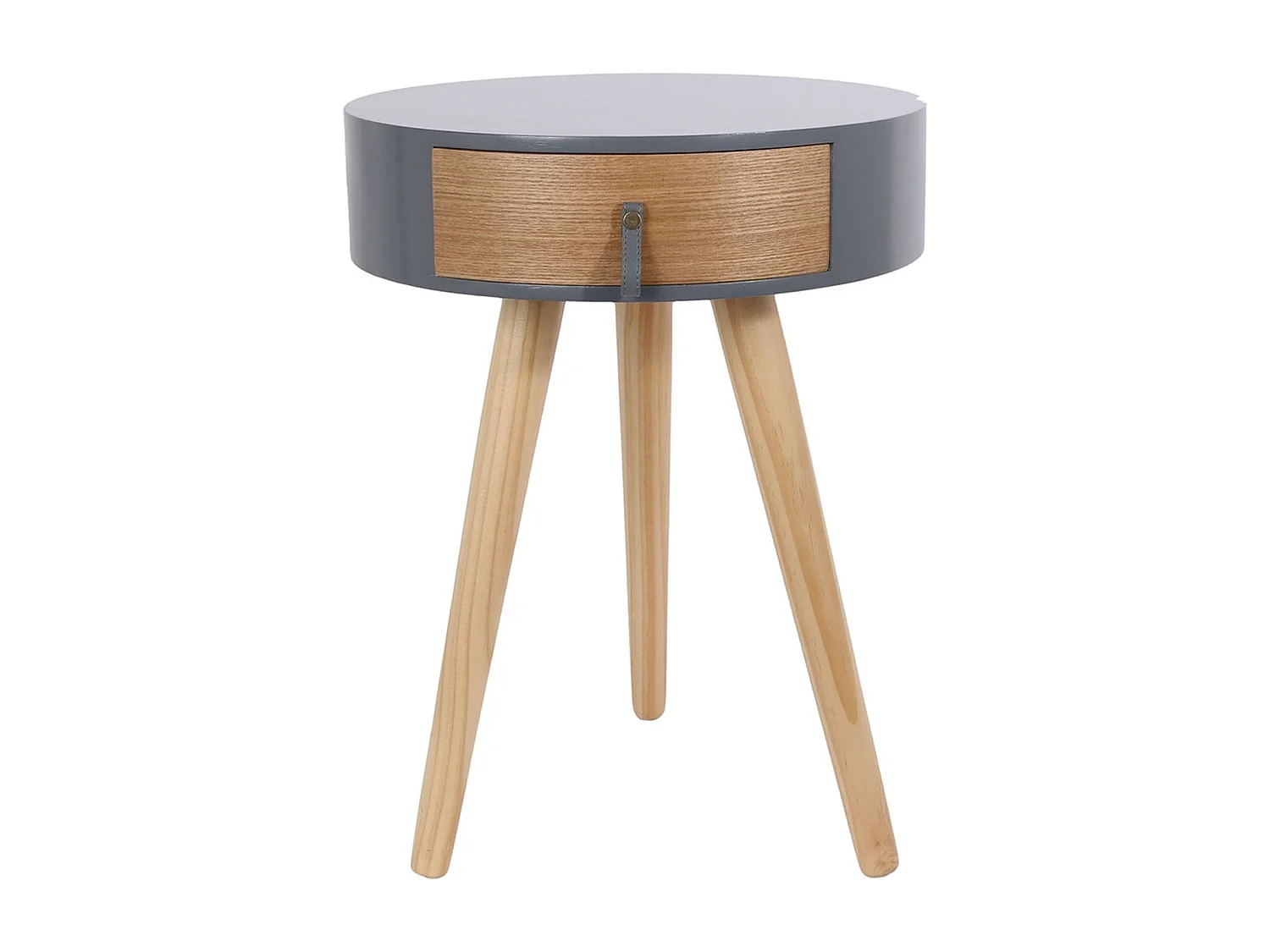 Table de chevet scandinave Nora - Diam. 35 x H. 45 cm