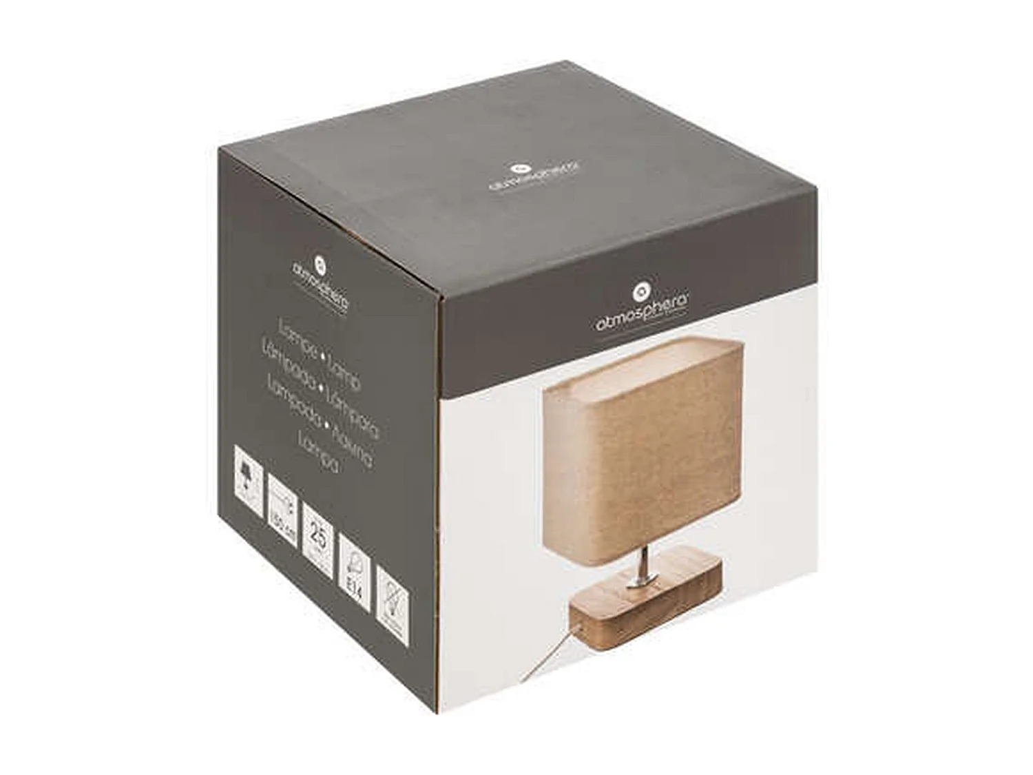 Lampe à poser Arsène - Hauteur 21 cm - Beige
