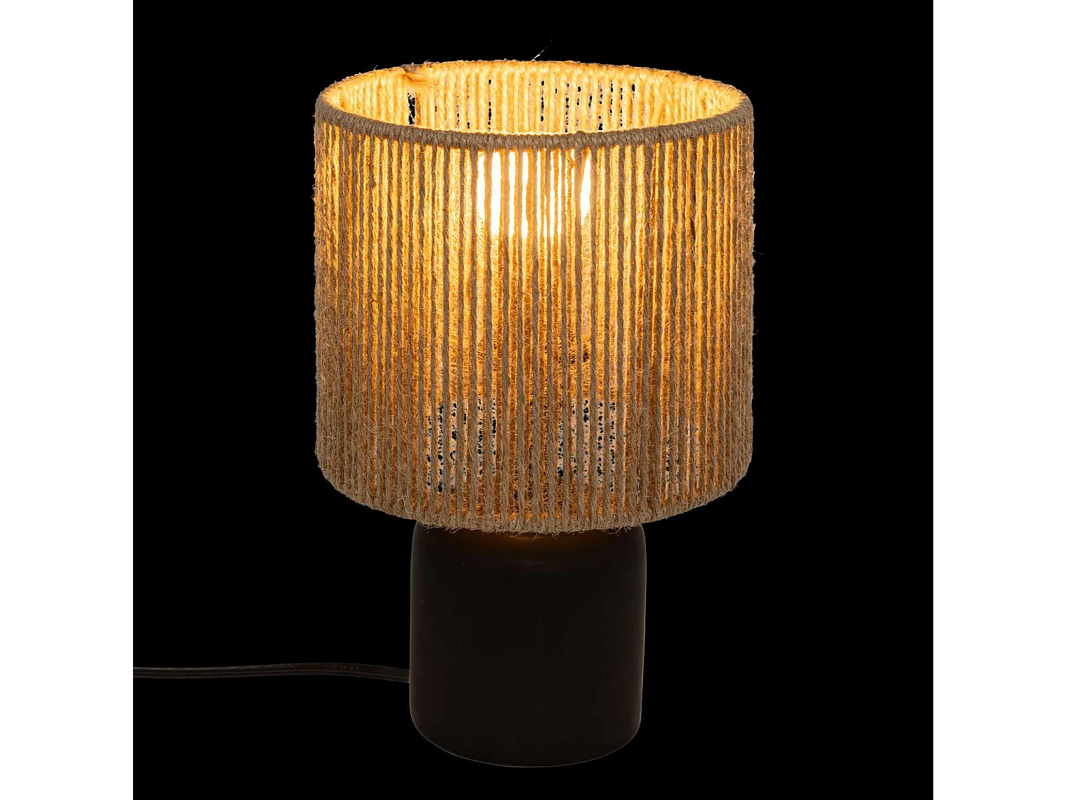 Lampe cylindre en céramique