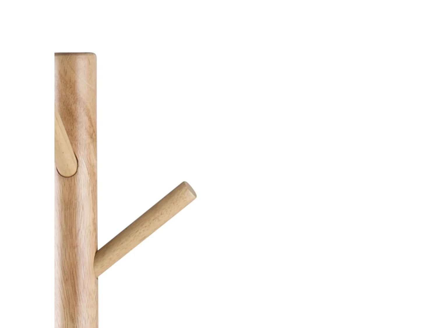 Porte manteau Briman à 7 accroches en bois d'Hévéa