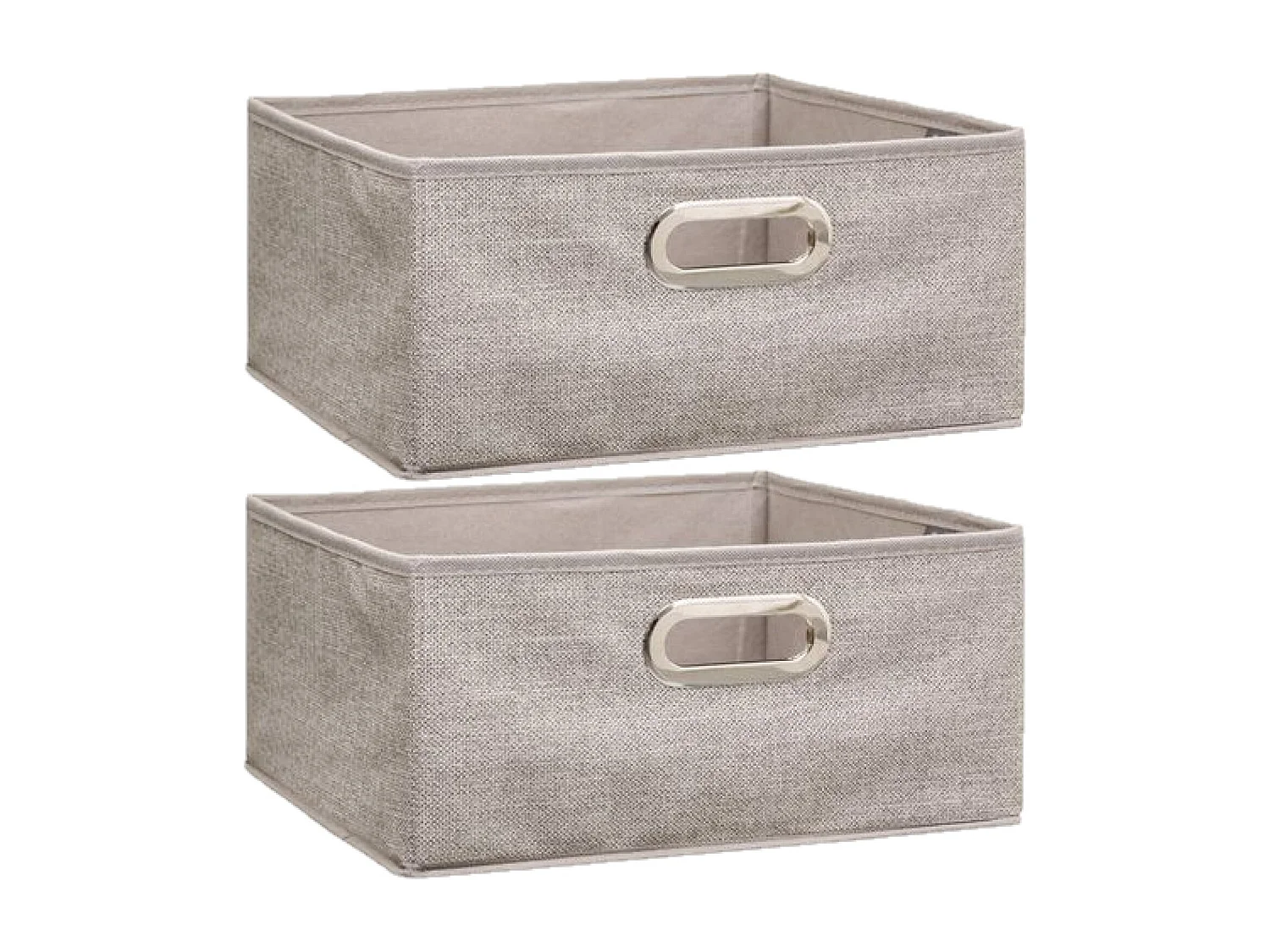 Lot de 2 Boites de rangement en tissu