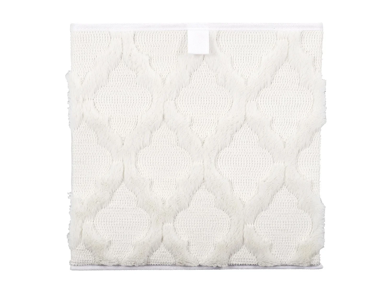 Lot de 6 cubes de rangement pliable losange - 30 x 30 cm - Beige