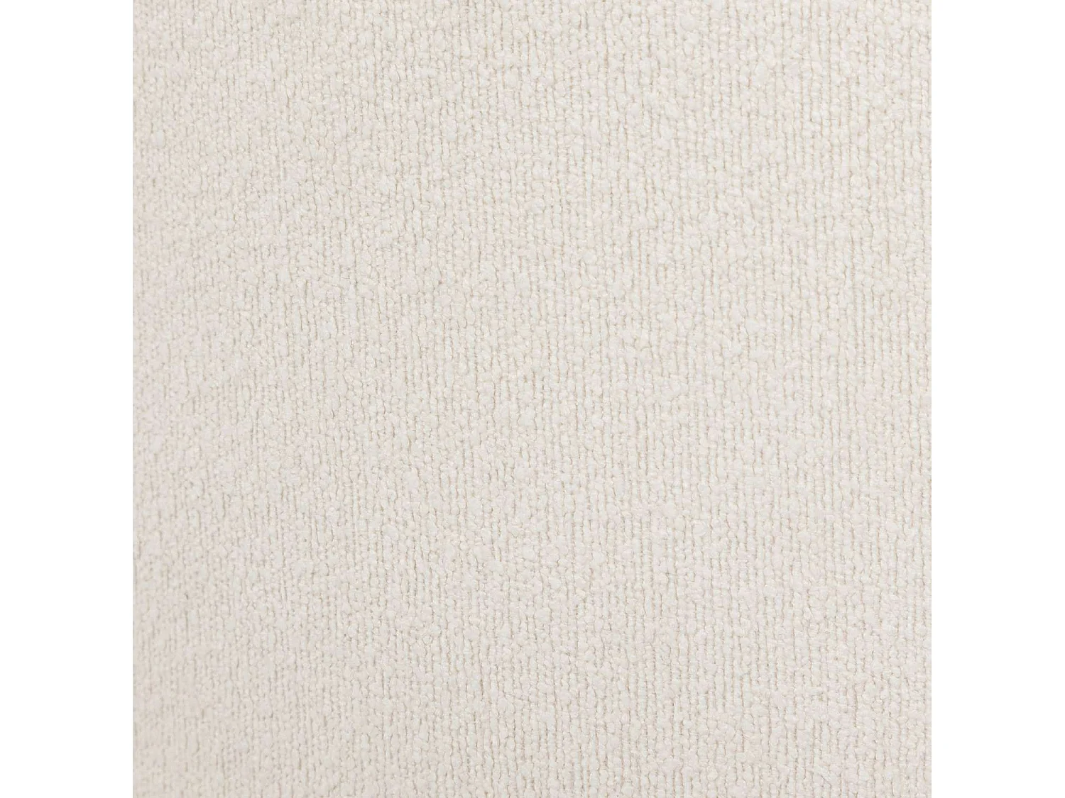 Pouf de rangement en bouclette - Blanc