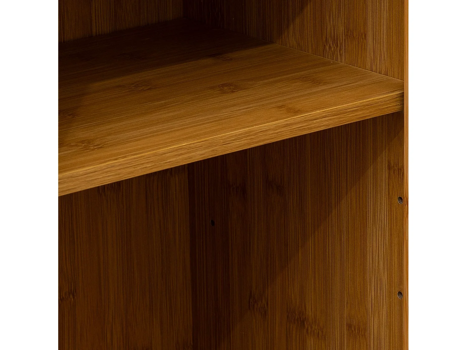 Etagère salle de bain Sicela en bambou - L. 33 x H. 80 cm - Marron