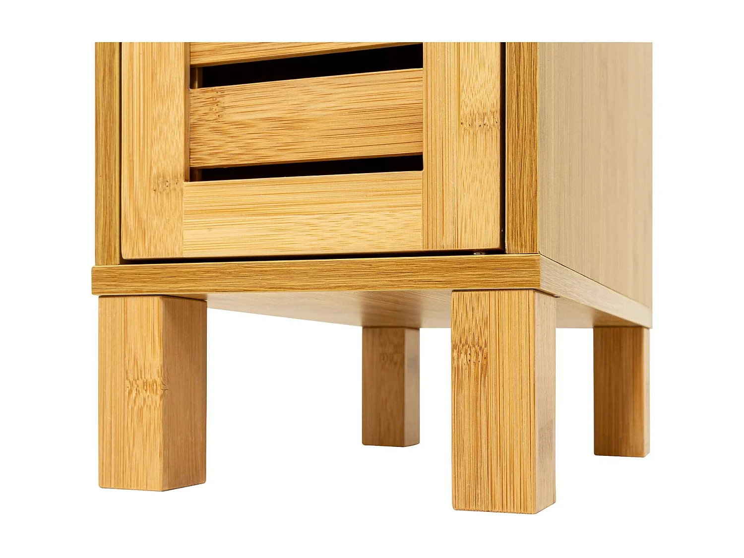 Meuble de WC en bambou SICELA - Marron