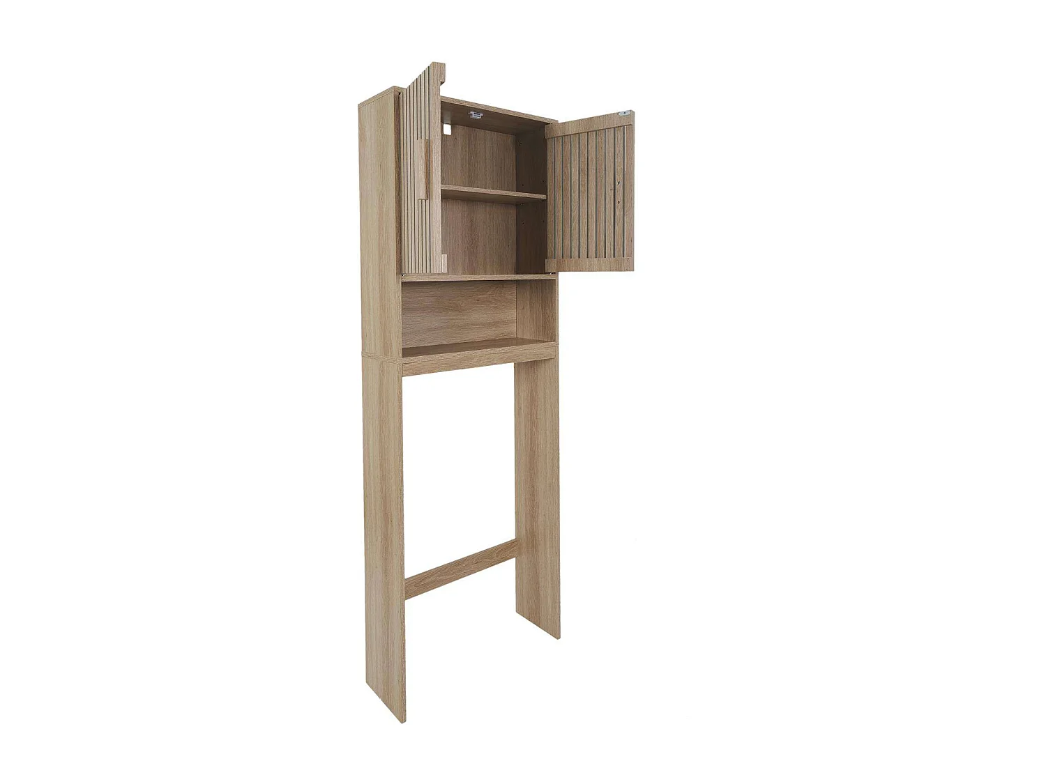 Meuble dessus WC Saulk en bois - Marron