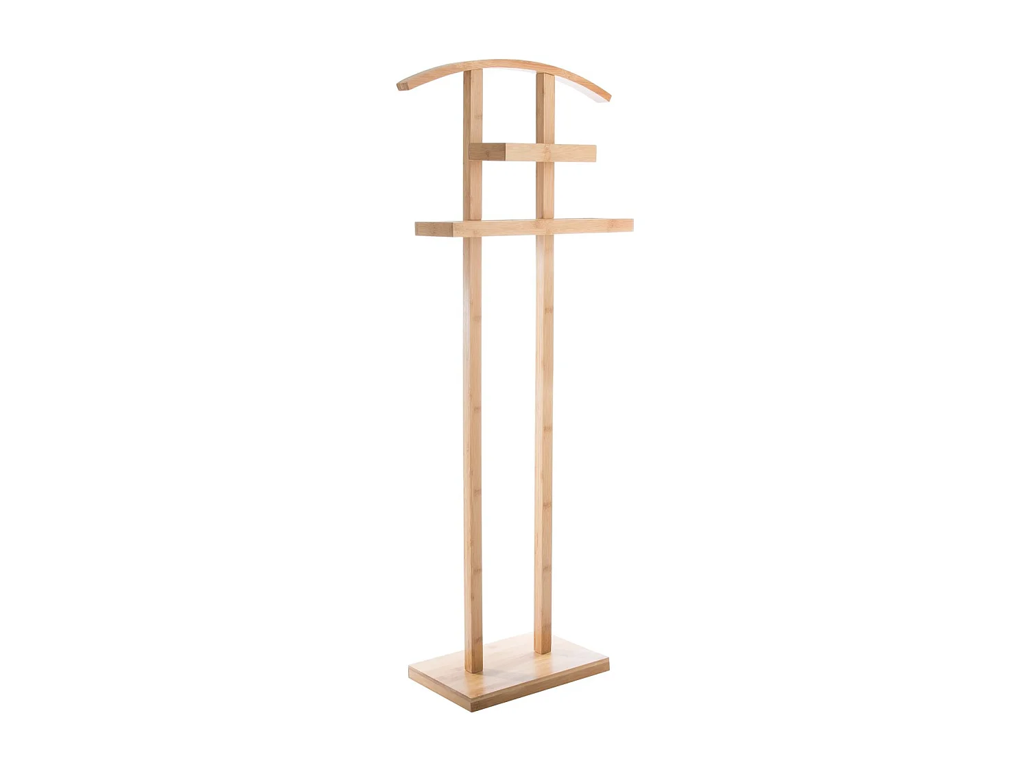 Valet en bambou Scandi - H. 113 cm - Marron