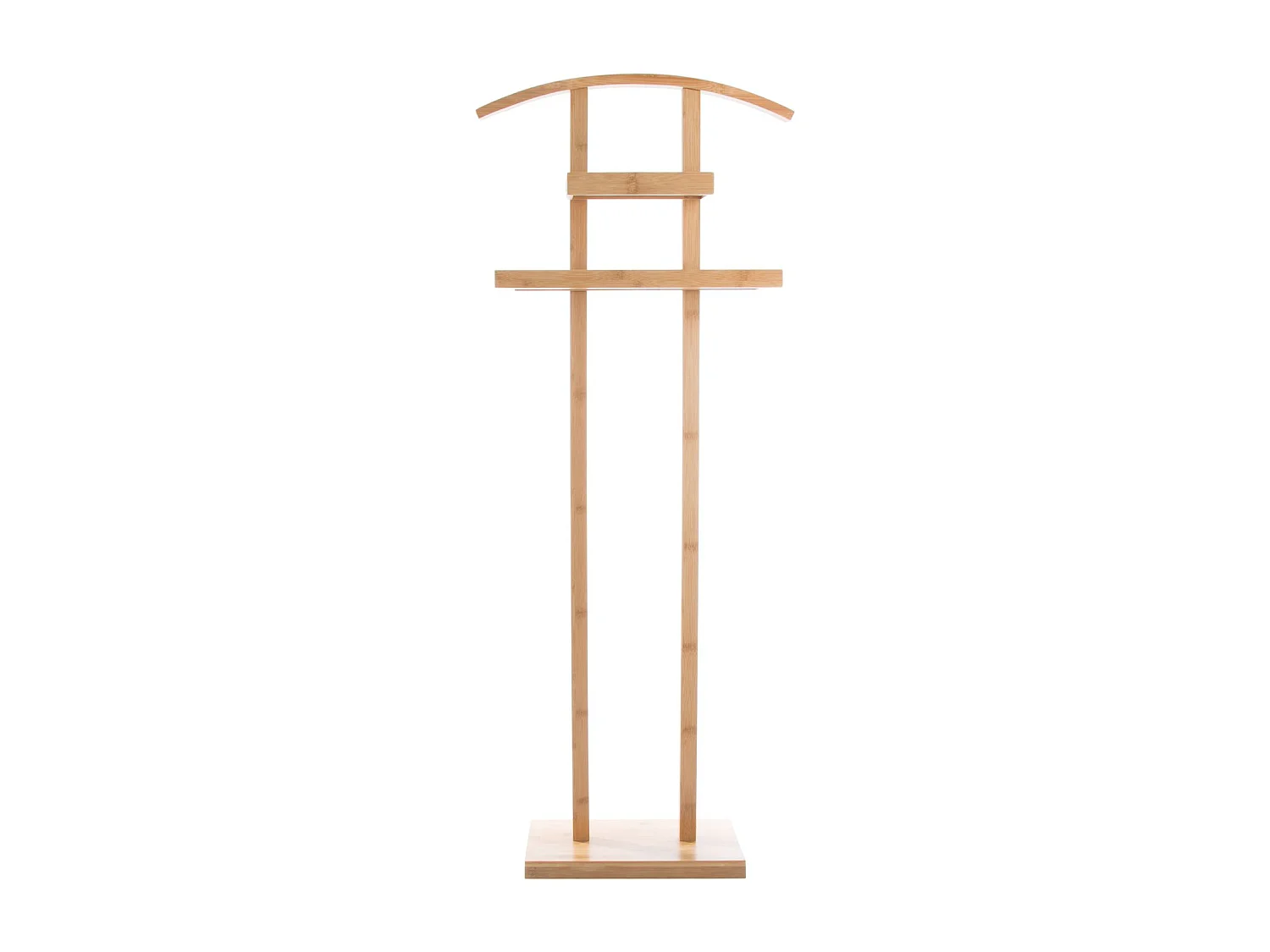 Valet en bambou Scandi - H. 113 cm - Marron