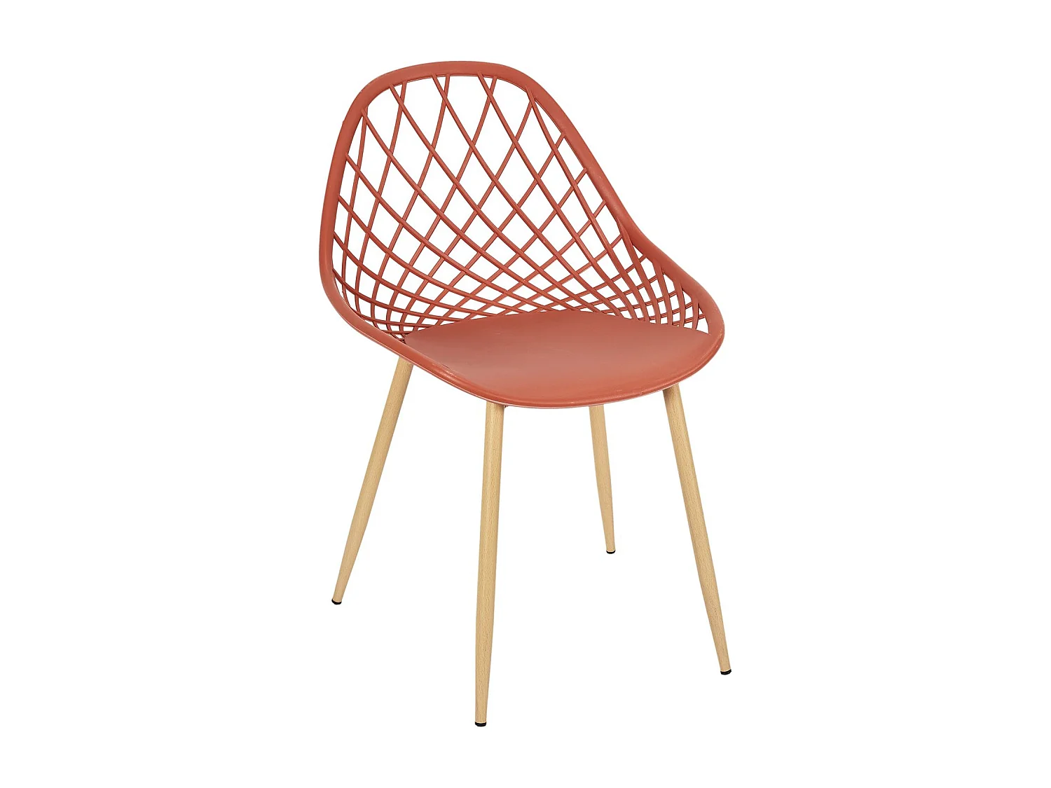 Lot de 4 chaises d'extérieur Malaga en polypropylène