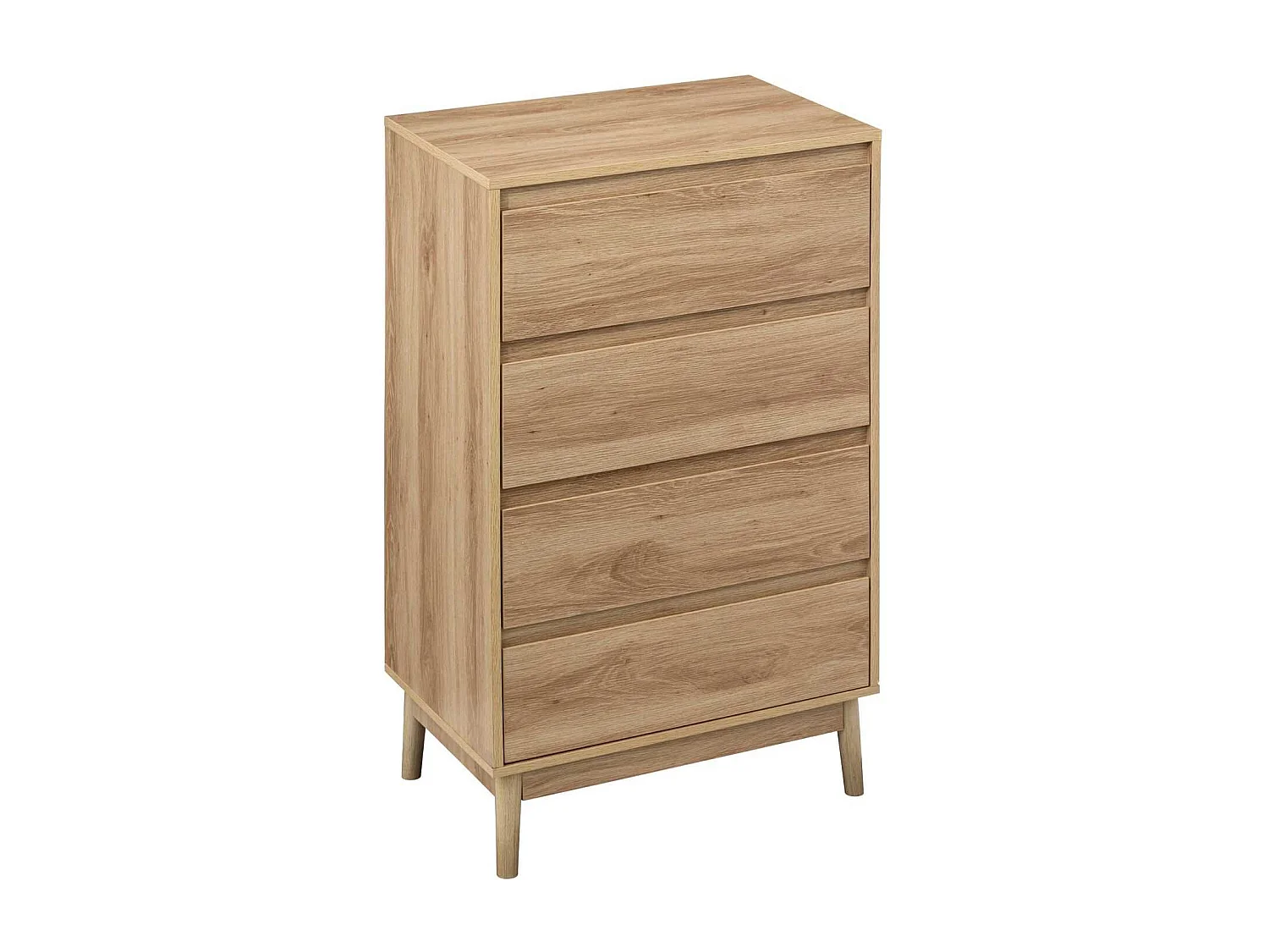 Commode 4 tiroirs Liam - Marron