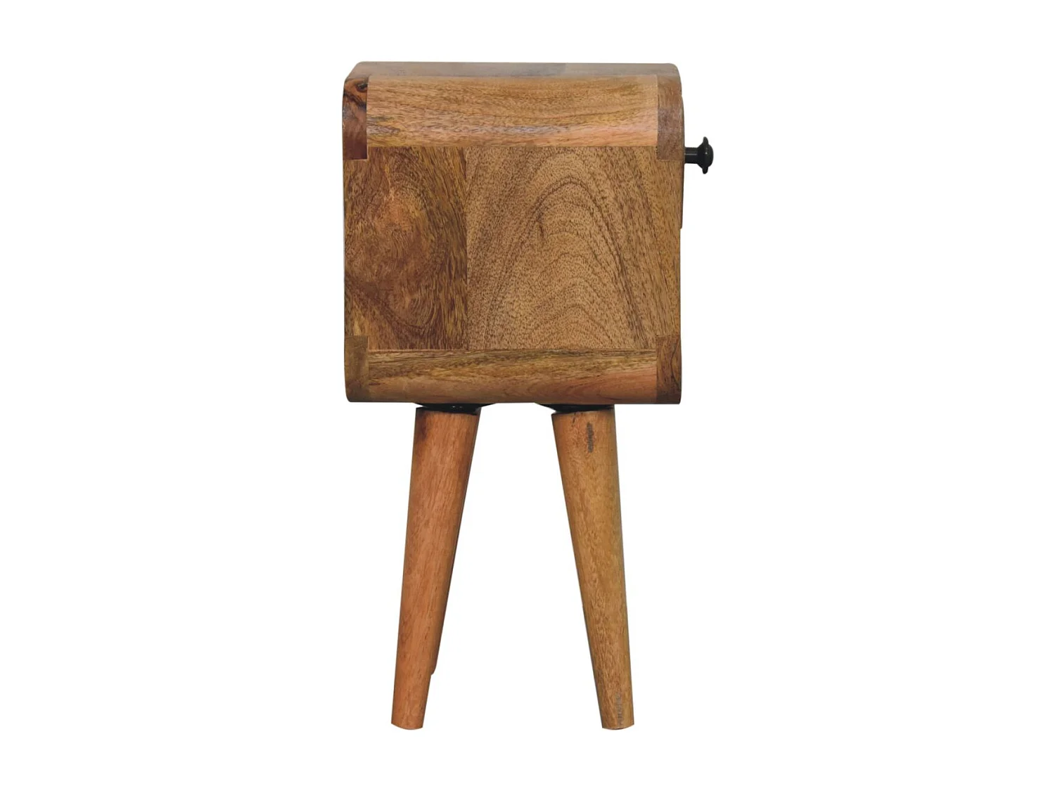 Artisan Furniture Massivholz Extra Mini Eiche-ähnliche geschwungene untere Bettkante